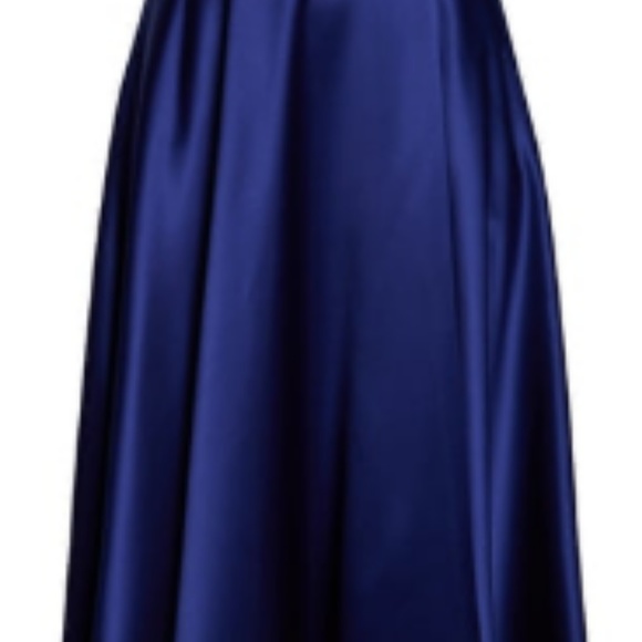 Dark Royal Blue Prom Dress - Picture 4 of 5